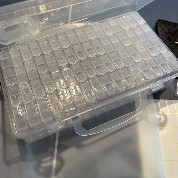 64 Slots Diamond Painting Storage Containers Portable Plastic Bead Storage - Picture 6 of 10